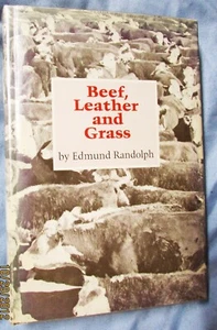RINDFLEISCH, LEDER UND GRAS von EDMUND RANDOLPH -- HC/DJ/1./SIGNIERT & AUTORENBRIEF - Bild 1 von 5