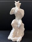 Grade A+ Marble Hand Sculpted Greek Marble Statue - "satyr Blowing Pan" Art Deco