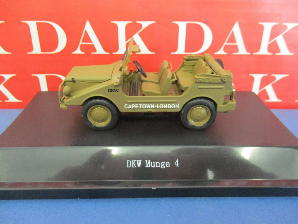 Die cast 1/43 Modellino Auto DKW Munga 4  Cape Town - London aperta by Starline - Immagine 1 di 4