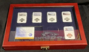 2011 S PROOF SILVER 5 COIN QUARTER SET NGC PF69 ULTRA CAMEO NATIONAL PARKS 25C - Picture 1 of 7