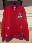 Retro Throwback New England Patriots Jacket Mitchell And Ness Size XL Rare