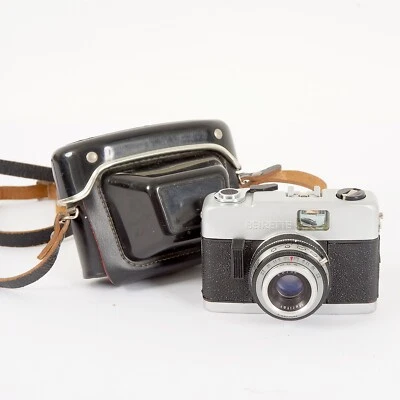 VINTAGE BEIRETTE VSN 35mm FILM EAST GERMAN MADE CAMERA c.1960 Original Case - Image 1 of 4