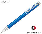 Sheaffer  200  Rollerball Pen Matte Metallic Blue Silver New In Box  E1915551