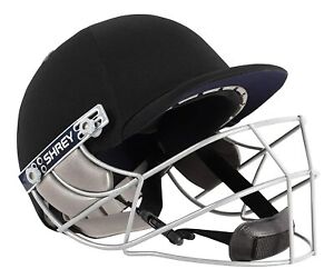 SHREY MATCH 2.0 Cricket Helmet | Mild Steel Visor | Black | Size:Large 60-63 cms