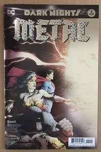 Cómic Dark Nights Metal #2 2017 primera impresión casi nuevo 1er Batman que ríe - Imagen 1 de 2