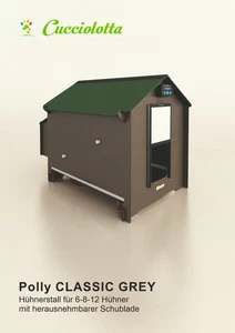 Hühnerstall Gefügelstall Freilandfarm für 12 Hühner + Automatik des ChickenGuard