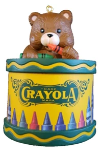 Crayola Crayons Teddy Bear Christmas Ornament 1992 © Binney & Smith Inc. - Picture 1 of 10