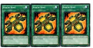 Yugioh - 3X Anello Koa'ki - Comune - 1° Edizione - STBL-EN056 - Near Mint - Foto 1 di 1