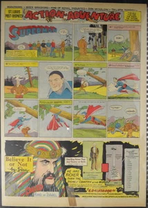 SUPERMAN SUNDAY COMIC STRIP #4 Nov 26, 1939 FULL St Louis Post-Dispatch RARE - Picture 1 of 3