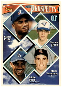 1994 Topps #237 Pride / Green / Sweeney / Davis Expos Blue Jays Angels Dodgers - Picture 1 of 2