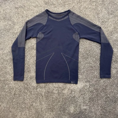Nike Pro Dri-FIT Compression Shirt Boys S/M Long Sleeve Seamless Training Top - Image 1 of 4