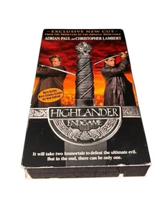 Highlander: Endgame Exclusive New Cut VHS 2001 Rated R No Mold - Picture 1 of 4