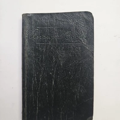 Whitman's Answer Book Thousand Fact Reference Daily Memo Diary 1938 Distressed  - Image 1 of 4