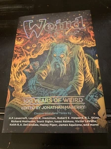 Weird Tales: 100 Years of Weird Edited by Jonathan Maberry 2023 HCDJ SIGNED X2 - Picture 1 of 13