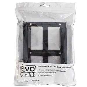 Evo Labs Dual Metal SSD/HDD 2.5" to 3.5" Drive Bay Adapter - Afbeelding 1 van 3