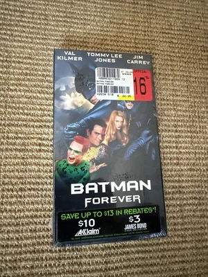 Batman Forever (PG-13, 1995) New Sealed Val Kilmer Jim Carrey WB Watermark - Image 1 of 4