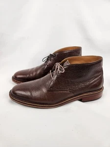 Cole Haan Barron Pebbled Brown Leather Chukka Boots Dress Casual Shoe Men's 11 - Picture 1 of 16