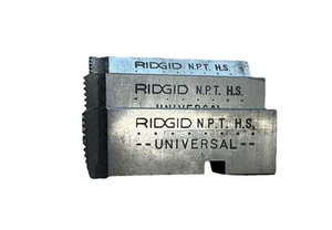 Ridgid HS NPT 1”- 2”Set Of 1,,3,4 Threading Die Set For Ridgid  2 Missing - Picture 1 of 9