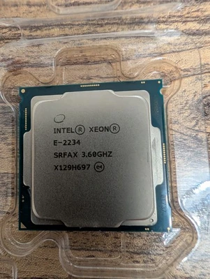 SRFAX Intel Xeon E-2234 Quad-Core 3.60GHz FCLGA1151 Server Processor - Image 1 of 4
