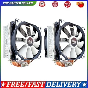 SNOWMAN MT6 12cm CPU Cooling Fan 6 Pure Copper Heat Pipes Desktop PC Cooler - Photo 1/14
