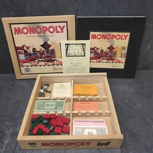 Caja de madera Monopoly Nostalgia / Lim. Edición especial 2003 Hasbro totalmente raro - Imagen 1 de 5