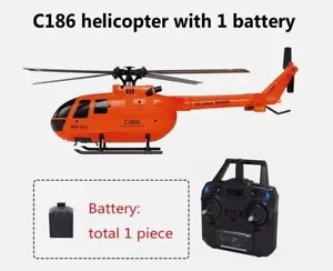 C186 Pro B105 2.4G RTF Scale RC Helicopter - Gyro & Optical Flow Stabilized - - Picture 1 of 4