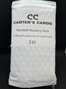 Baseball Card Mystery Pack 2 HITS Per Pack - Picture 1 of 1