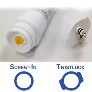 Harveys TwinTec Compatible Water Filter Twist lock / Screw In or Filter Tap - Picture 1 of 19