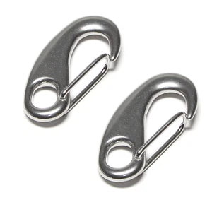 Karabiner Schnapphaken Edelstahl V4A 2 Stück 50 mm, 70 mm, 100mm Karabinerhaken - Bild 1 von 5