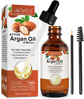 Argan Oil, Pure Argan Oil for Hair, Face & Skin, Argon Oil, Smoothes Dry, Hair,
