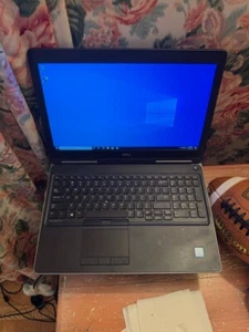 Dell Precision 7520 – i7-7700HQ / 16GB RAM / 1TB HDD / Win 10 Pro – OEM Charger - Picture 1 of 13