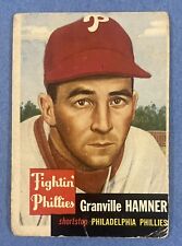 1953 Topps #146 Granny Granville Hamner Philadelphia Phillies Poor S67