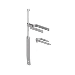 Ironmongery - 132 Spring Latch Set for 3" Field Gate - Galvanised - Imagen 1 de 4