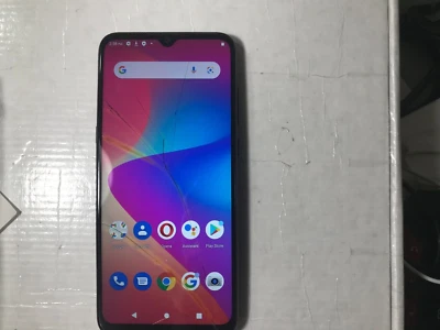 BLU V91 128GB V0650WW 4G LTE GSM Unlocked Dual Sim -Crack Screen #006 - Image 1 of 3