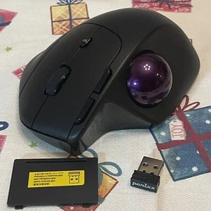 Perixx PERIMICE-720 Wireless 2.4G Ergonomic Trackball Mouse - Low Wrist Strain - Picture 1 of 15