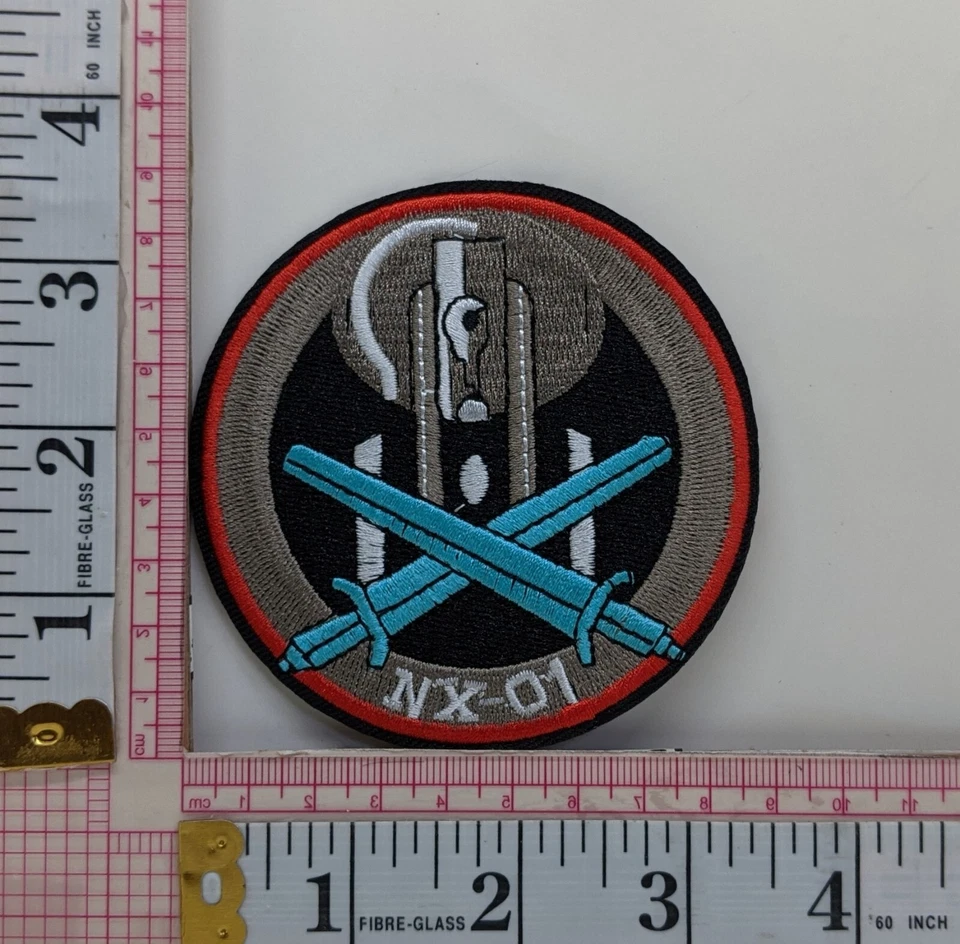 Star Trek NX-01 Patch Applique Crest Badge Cosplay p4 Iron On - Image 1 of 1