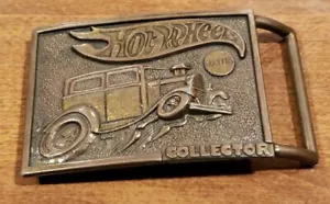 Vintage 1978 Hot Wheels Car Belt Buckle Mattel USA 🇺🇸 - Picture 1 of 12