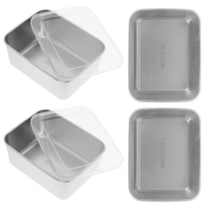 4pcs Food Storage Containers Sealing Fridge Boxes for Vegetables and Snacks - Picture 1 of 12