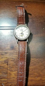 Vecceli Watch 7234 S Epson Corp Roman Numeral Face NOT Working AL33A          D9 - Picture 1 of 10