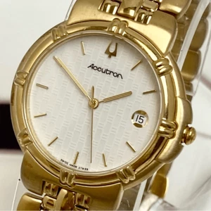 Vintage 1998 Accutron by Bulova Swiss Made Dress Watch Sapphire Crystal - Picture 1 of 13