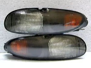 1994 2000 JDM MITSUBISHI FTO DE2A DE3A FRONT BUMPER TURN SIGNAL FOG LIGHTS OEM - Picture 1 of 11