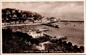 Tuck's Vane Hill from Waldon Hill Torquay Devon England RPPC - Picture 1 of 2