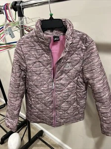 ZeroXposur Full Zip Puffer Jacket in Pink Multicolor Youth Girls Size 16 - Picture 1 of 5