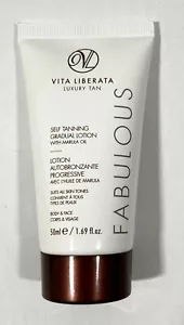 VITA LIBERATA Luxury Tan autoabbronzante lozione graduale 1,69 oz mini senza sole - Foto 1 di 3