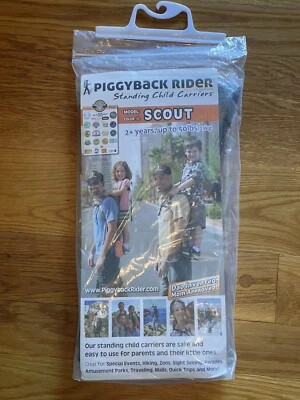 Porta-crianças Piggyback Rider Standing 2+ anos até 50 libras NOVO nunca usado - Imagem 1 de 4