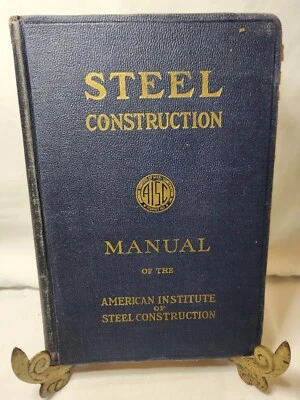 1949 Steel Construction Manual American Institute of Steel Construction 5th Ed. - Image 1 of 4