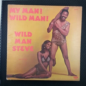 JACKET ONLY NO ALBUM Wild Man Steve – My Man! Wild Man! - Photo 1/2