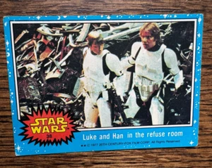 1977 STAR WARS trading collectible 20th Century-Fox card #38 Luke And Han in the - Picture 1 of 3