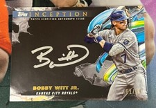 2023 Topps Inception Bobby Witt Jr Silver Signings Silver Ink Auto /99