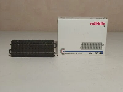 Märklin HO - 24094 - Binario C dritto da 94,2 nuovo - Immagine 1 di 2